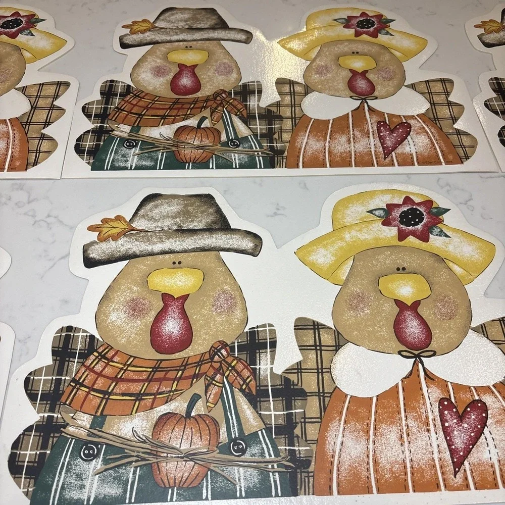 VTG New Old Stock Vinyl Placemats 